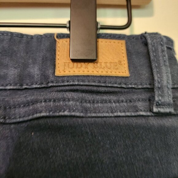 Judy Blue super flare jeans size 11/ 30 Raw hems bell bottom - Picture 5 of 16